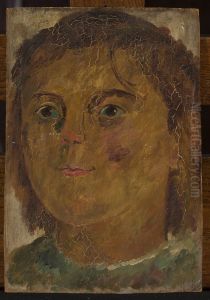 Portrait study of a little girl
