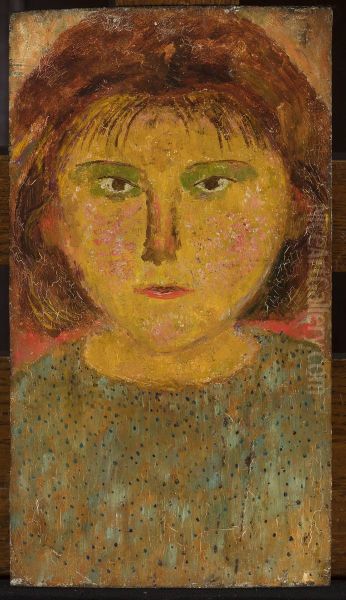 Little girl with a fringe - view 1