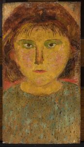 Little girl with a fringe