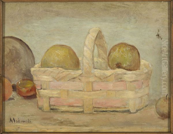 Apples in a basket - view 1