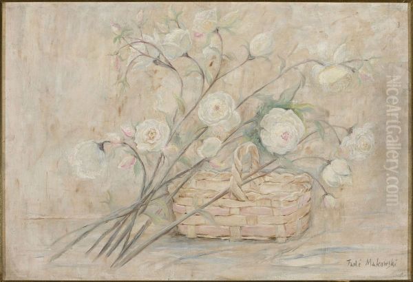 Rose with a basket - view 1