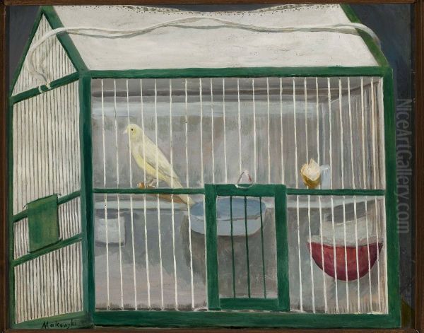 Cage with a canary - view 1
