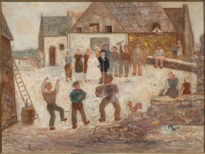 Wedding in a village
