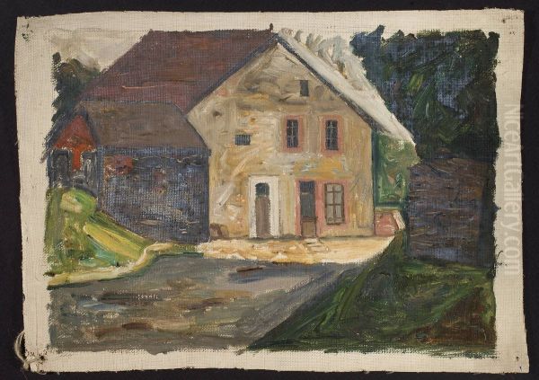Brick house with an annex - view 1