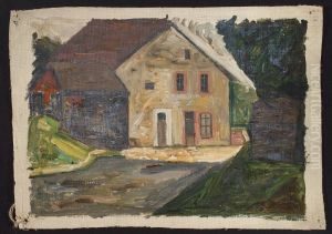 Brick house with an annex