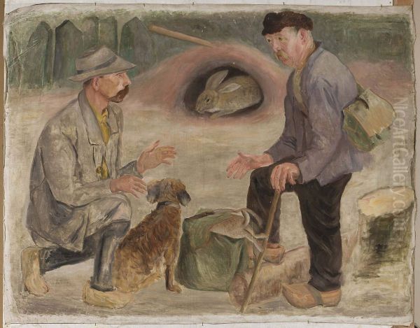 Conversation with a hunter - view 1