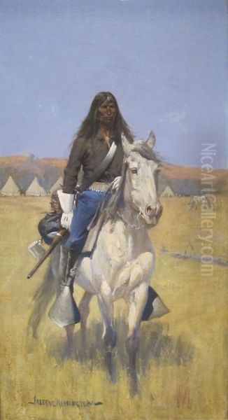 Mounted Indian Scout - view 1