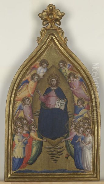 Christ Enthroned Within a Mandorla - view 1