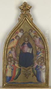 Christ Enthroned Within a Mandorla by Mariotto Di Nardo