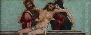Pieta with Saint John the Evangelist by Giovanni Bellini