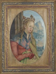 Saint Catherine of Alexandria - Fragment of a Triptych Wing