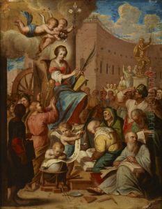 Apotheosis of Saint Catherine by unknown