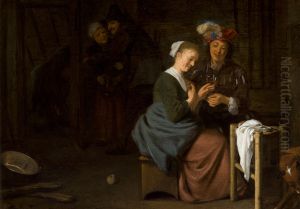 Genre Scene (Couple in the Interior) by Ludolf de Jongh