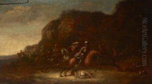 Battle Scene by unknown