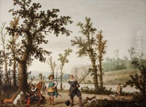Landscape with Hunters Landscape with Hunters