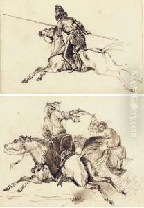 Studies Of Arab Horsemen Studies Of Arab Horsemen