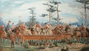 Soldiers Watering Horses Soldiers Watering Horses