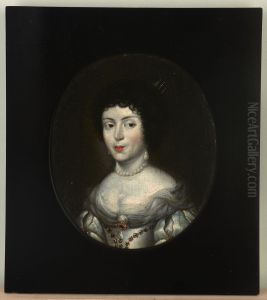 Portret Marii Kazimiery de la Grange d'Arquien Sobieskiej, zwanej Marysienka (1641-1716), krolowej Polski, zony Jana III Sobieskiego
