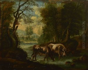 Landscape with Oxen