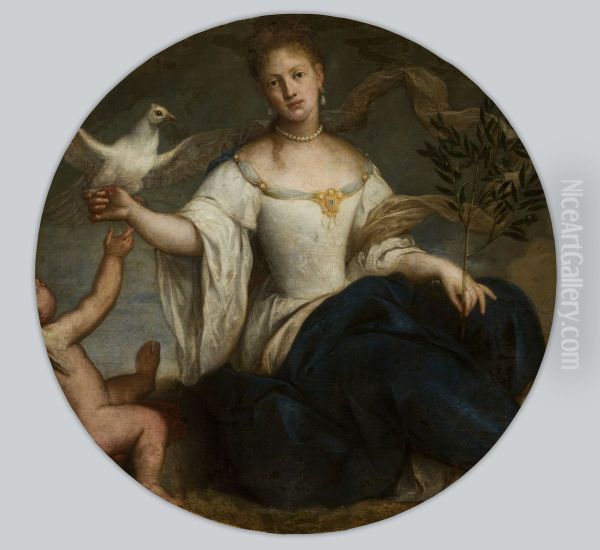 Allegory of Peace - Woman with a Pigeon - view 1