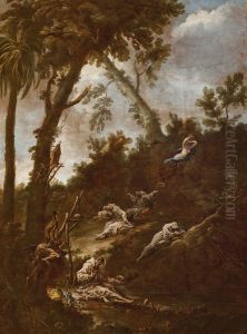 Hermits (Anachorets) by Alessandro Magnasco