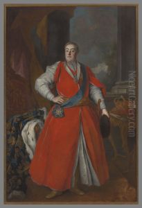 Portret Augusta III Sasa (1696-1763), krola Polski by Louis de Silvestre