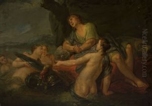 Scena mitologiczna Scena mitologiczna