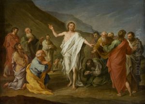 Chrystus ukazujacy sie apostolom po zmartwychwstaniu