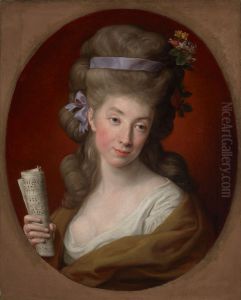 Portret Izabeli z Lubomirskich Ignacowej Potockiej (1755-1783) by Pompeo Batoni