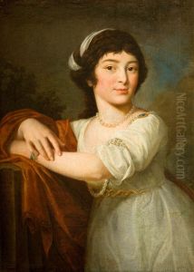 Portrait of Joanna Dzierzbicka by Jozef Pitschmann