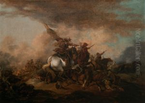 Battle Scene by Aleksander Orlowski
