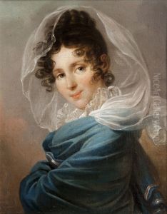 Portret Tekli Oslawskiej by Franciszek Ksawery Lampi