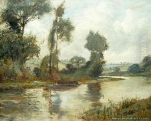 On Aylesbury Canal by George Edmund Butler