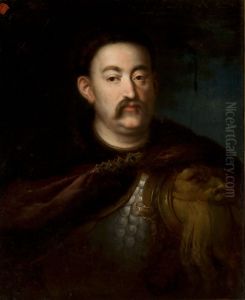 Portret krola Jana III Sobieskiego by Rafal Hadziewicz