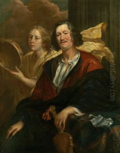 Portrait of a Musician with his Muse by Jacob Jordaens