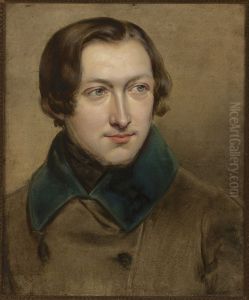 Portrait of Aleksander Plonczynski / Study to Portrait of Aleksander Plonczynski - two-sided painting