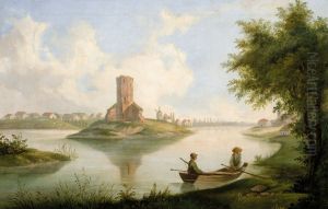 View from Kruszwica by Wladyslaw Guminski
