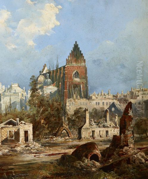 Dominican Church after the Fire of 1850 - view 1