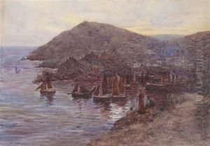 The Haven, Polperro by Herbert E. Butler