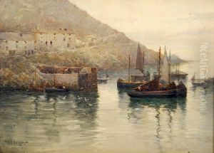 Polperro, Cornwall, A Harbour View