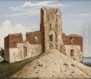 View of the Castle at Troki (Trakai) by Wincenty Dmochowski