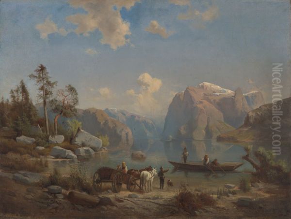 Pejzaz gorski z jeziorem - view 1