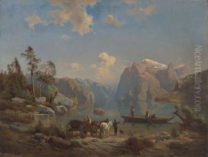 Mountain Landscape with a Lake Mountain Landscape with a Lake