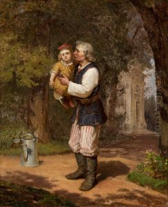 Gardener and a Little Colonel by Wojciech Gerson