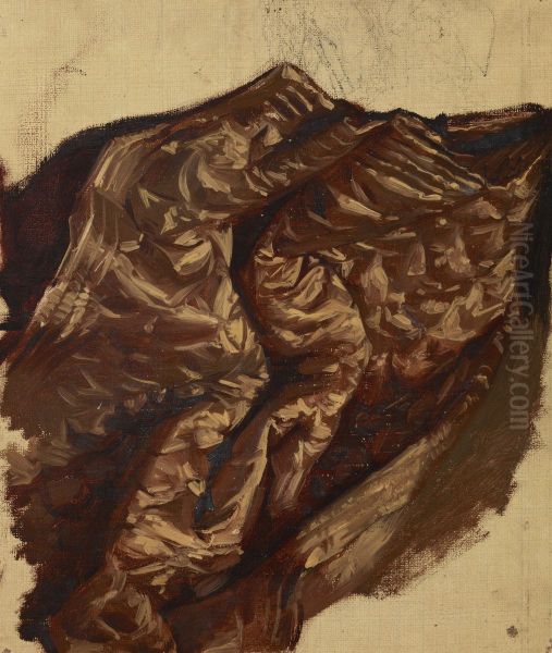 Study of a Brocade Hanging - view 1