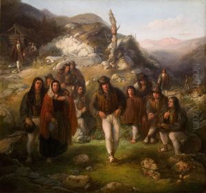 Taniec gorali by Wladyslaw Luszczkiewicz