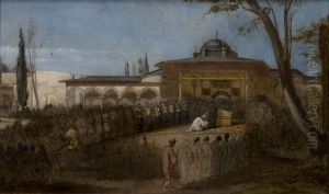 Scena z sultanem by Stanislaw Chlebowski
