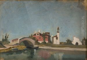 Oriental Landscape by Stanislaw Chlebowski
