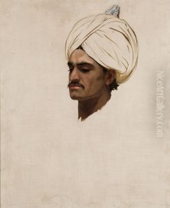 Study of an Arab's Head by Stanislaw Chlebowski