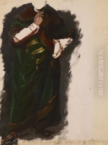 Study of Wladyslaw Jagiello's Garment to the Painting "The Oath of Queen Jadwiga"